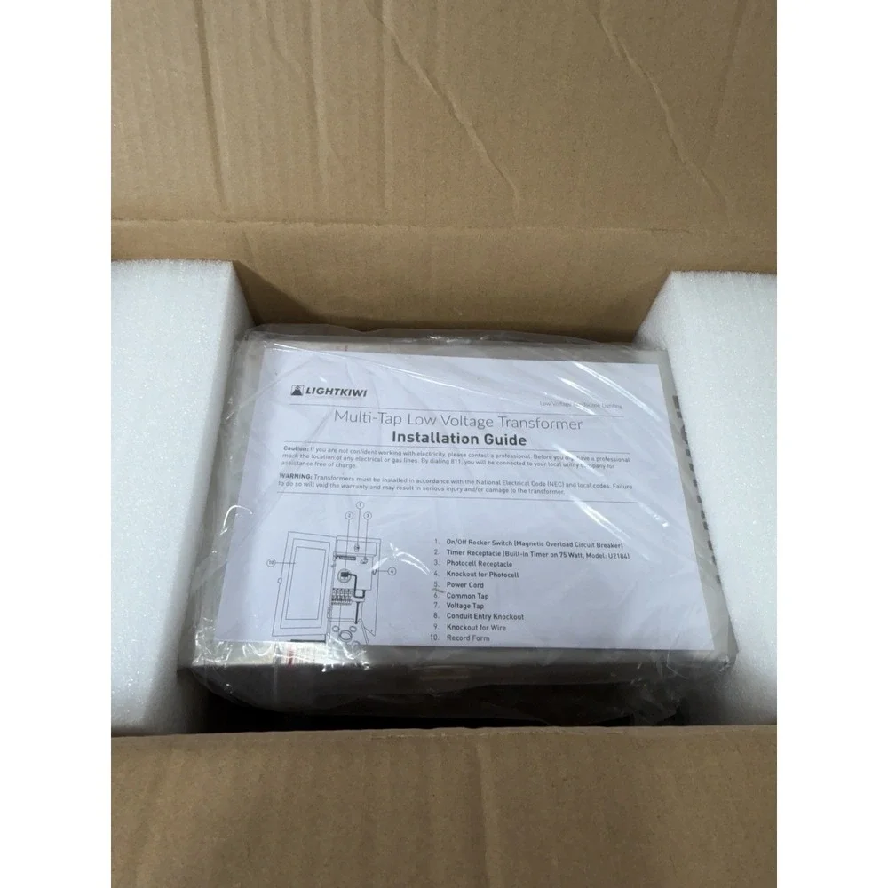 LightKiwi W9715 Landscape Low Voltages Transformer 120V 300 Watts New